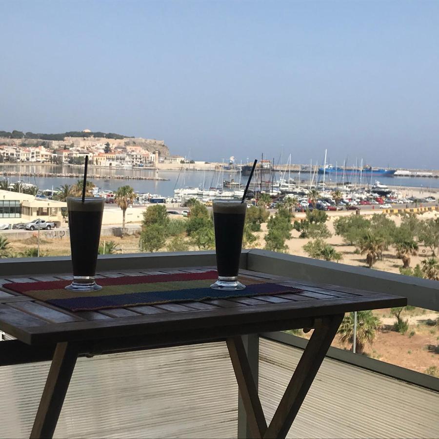 Apartment On The Beach With View Rethymno Exteriör bild